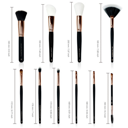 Black makeup brush