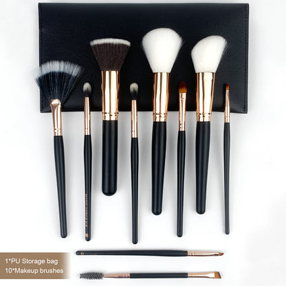 Black makeup brush